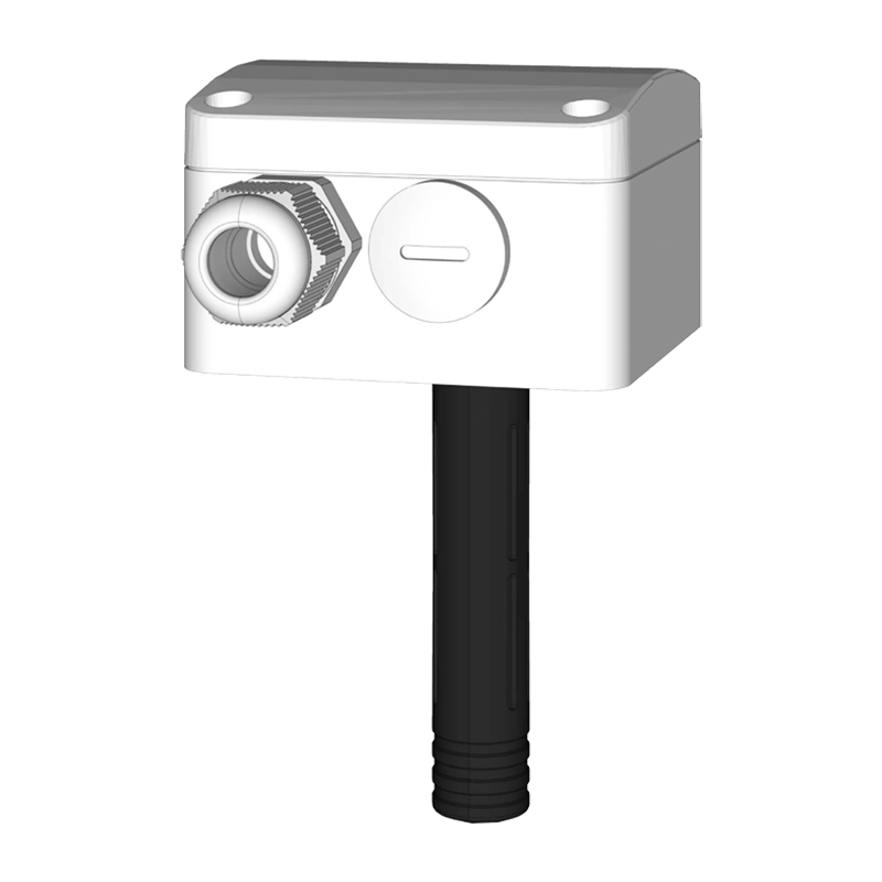 Duct sensor with CO2 measuring element