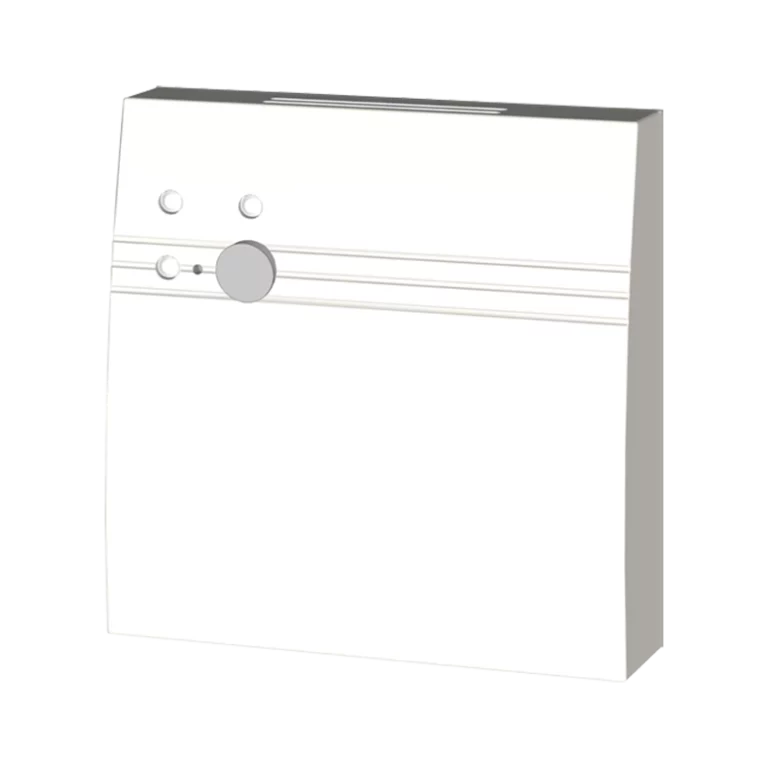 Room sensor with temperature/humidity and VOC measuring element