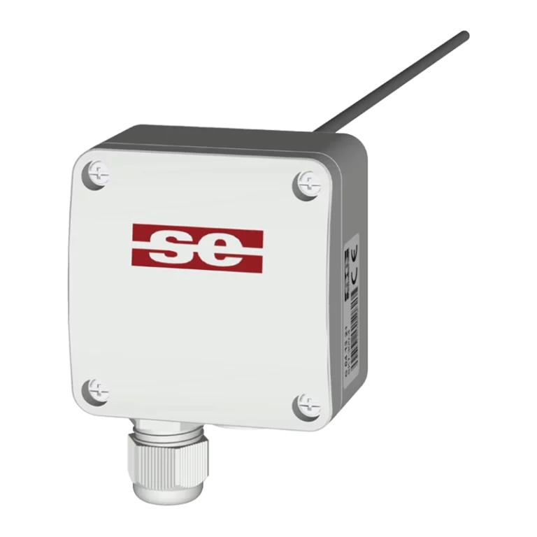Duct temperature sensor with measuring element Pt1000