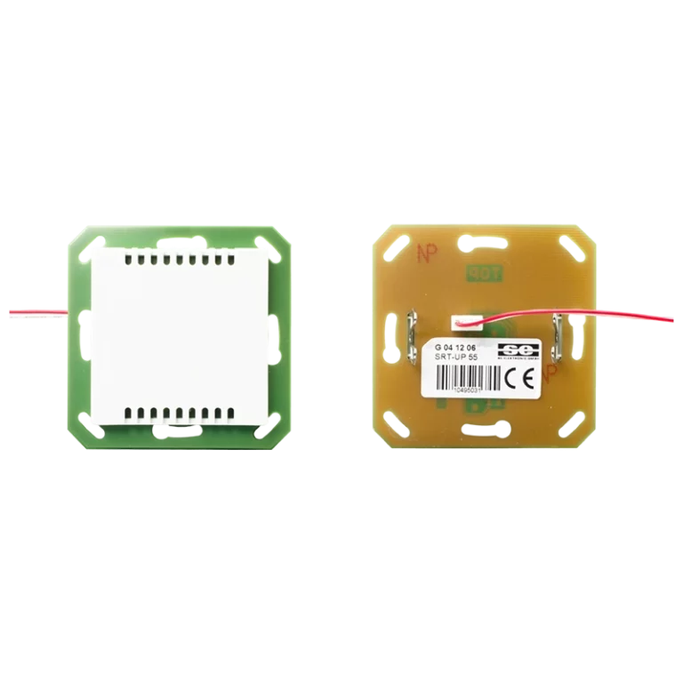 Temperature sensor for flush mounting with measuring element Pt1000