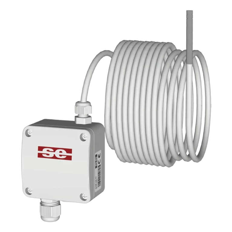 Cable temperature sensor with measuring element Pt1000