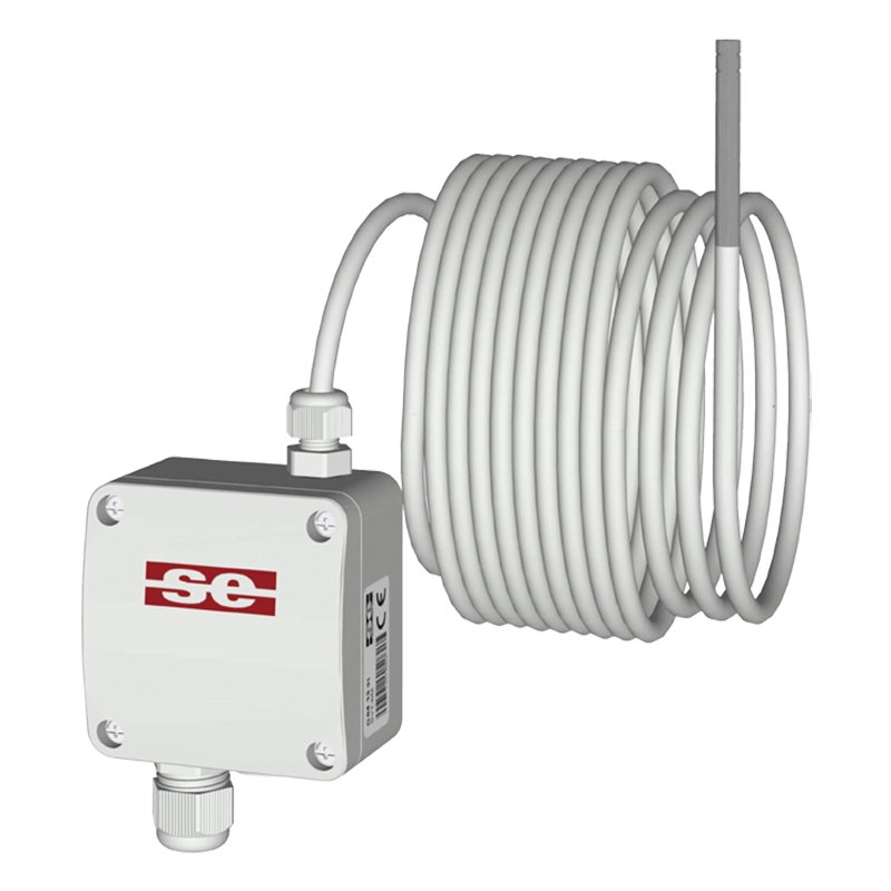 Cable temperature sensor with measuring element Pt1000
