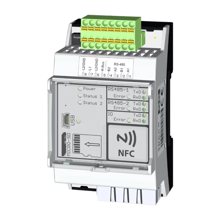 Single room controller for top hat rail mounting