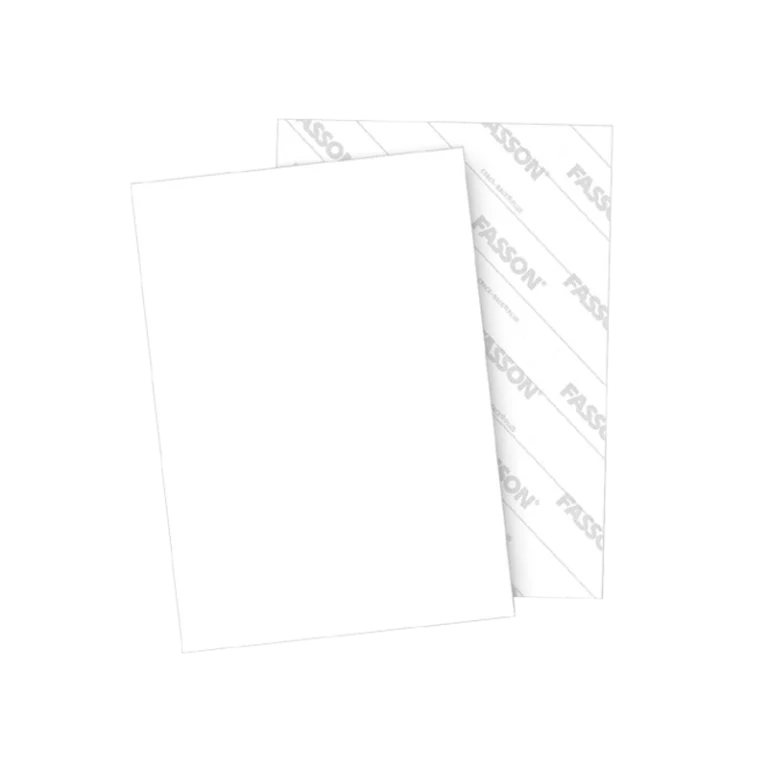 Self-adhesive paper label