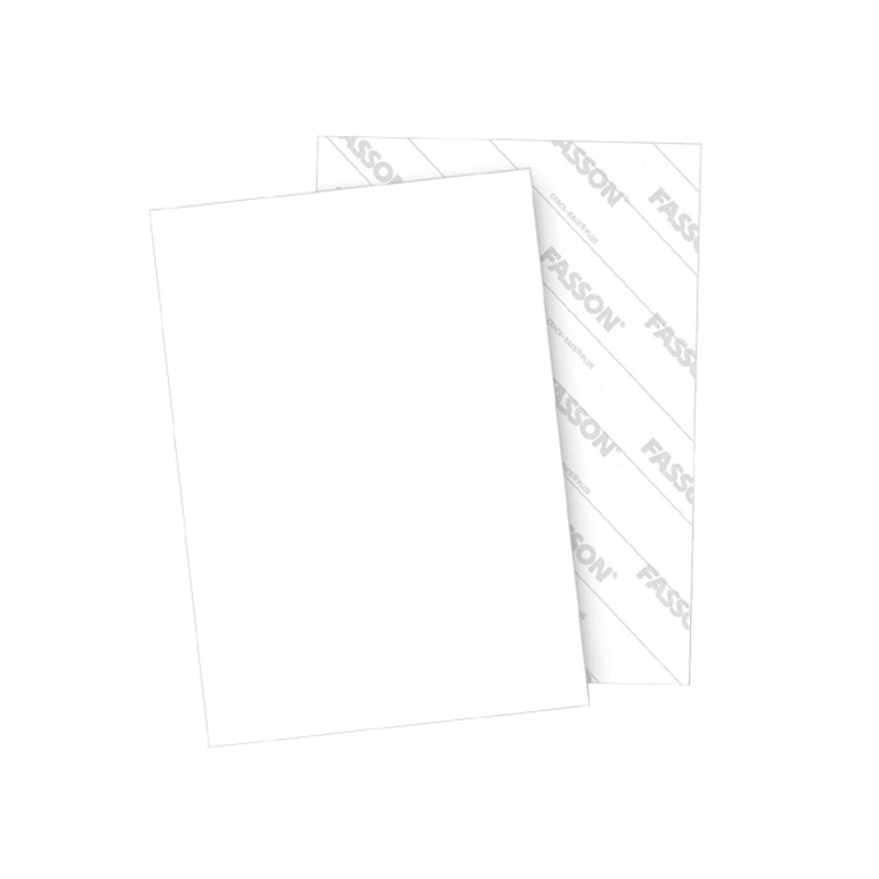 Self-adhesive paper label