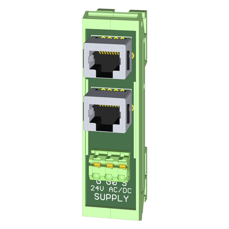 PoE Injector for top hat rail mounting